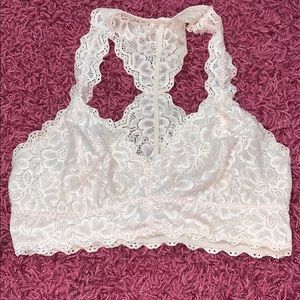 light pink bralette